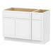 48" Plywood Bathroom Vanity Cabinet without Top - 1 Drawer & 3 Doors - HomeBeyond