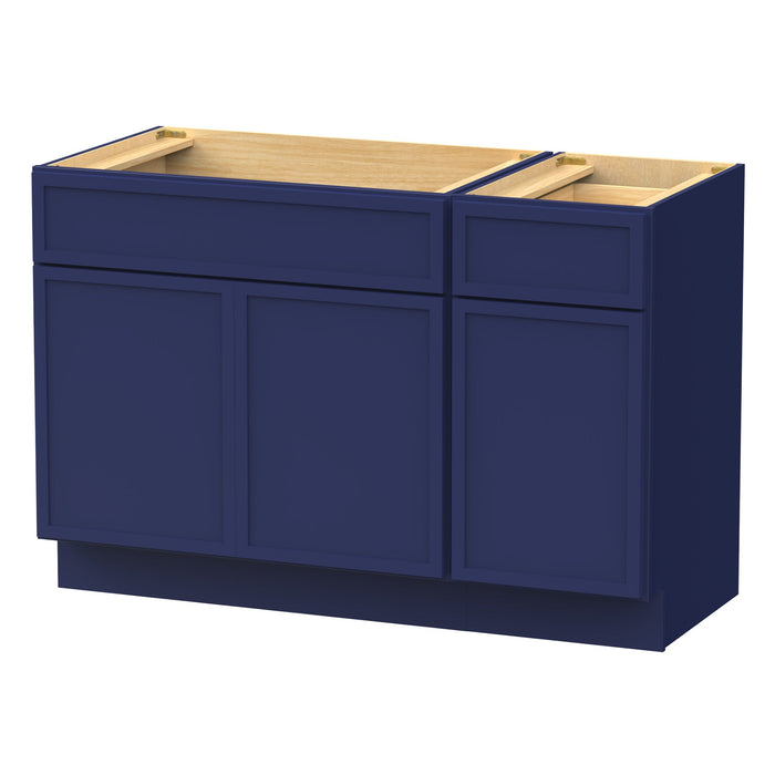 48" Plywood Bathroom Vanity Cabinet without Top - 1 Drawer & 3 Doors - HomeBeyond