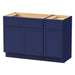 48" Plywood Bathroom Vanity Cabinet without Top - 1 Drawer & 3 Doors - HomeBeyond