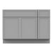 48" Plywood Bathroom Vanity Cabinet without Top - 1 Drawer & 3 Doors - HomeBeyond