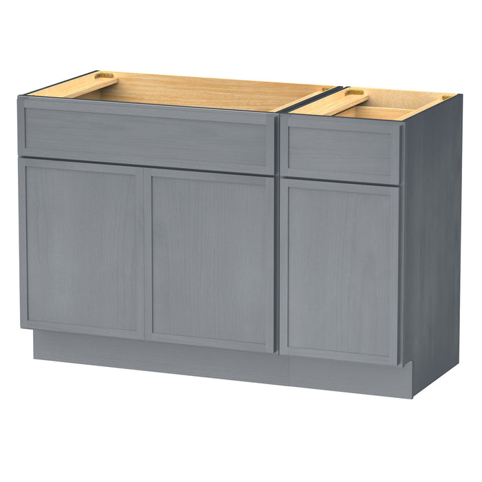 48" Plywood Bathroom Vanity Cabinet without Top - 1 Drawer & 3 Doors - HomeBeyond