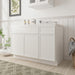 48" Plywood Bathroom Vanity Cabinet without Top - 1 Drawer & 3 Doors - HomeBeyond