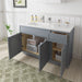 48" Plywood Bathroom Vanity Cabinet without Top - 1 Drawer & 3 Doors - HomeBeyond
