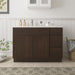 48" Plywood Bathroom Vanity Cabinet without Top - 3 Drawers & 2 Doors - HomeBeyond
