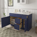 48" Plywood Bathroom Vanity Cabinet without Top - 3 Drawers & 2 Doors - HomeBeyond
