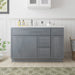 48" Plywood Bathroom Vanity Cabinet without Top - 3 Drawers & 2 Doors - HomeBeyond