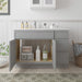 48" Plywood Bathroom Vanity Cabinet without Top - 3 Drawers & 2 Doors - HomeBeyond