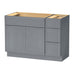 48" Plywood Bathroom Vanity Cabinet without Top - 3 Drawers & 2 Doors - HomeBeyond