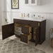 48" Plywood Bathroom Vanity Cabinet without Top - 3 Drawers & 2 Doors - HomeBeyond