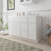 48" Plywood Bathroom Vanity Cabinet without Top - 3 Drawers & 2 Doors - HomeBeyond