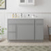 48" Plywood Bathroom Vanity Cabinet without Top - 3 Drawers & 2 Doors - HomeBeyond