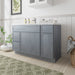 48" Plywood Bathroom Vanity Cabinet without Top - 3 Drawers & 2 Doors - HomeBeyond