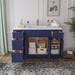 48" Plywood Bathroom Vanity Cabinet without Top - 4 Drawers & 3 Doors - HomeBeyond