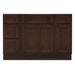 48" Plywood Bathroom Vanity Cabinet without Top - 4 Drawers & 3 Doors - HomeBeyond