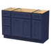 48" Plywood Bathroom Vanity Cabinet without Top - 4 Drawers & 3 Doors - HomeBeyond