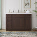 48" Plywood Bathroom Vanity Cabinet without Top - 4 Drawers & 3 Doors - HomeBeyond