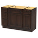 48" Plywood Bathroom Vanity Cabinet without Top - 4 Drawers & 3 Doors - HomeBeyond