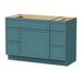 48" Plywood Bathroom Vanity Cabinet without Top - 5 Drawers & 1 Door - HomeBeyond