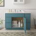 48" Plywood Bathroom Vanity Cabinet without Top - 5 Drawers & 1 Door - HomeBeyond