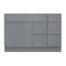 48" Plywood Bathroom Vanity Cabinet without Top - 5 Drawers & 1 Door - HomeBeyond