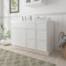 48" Plywood Bathroom Vanity Cabinet without Top - 5 Drawers & 1 Door - HomeBeyond