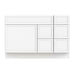 48" Plywood Bathroom Vanity Cabinet without Top - 5 Drawers & 1 Door - HomeBeyond