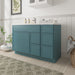 48" Plywood Bathroom Vanity Cabinet without Top - 5 Drawers & 1 Door - HomeBeyond