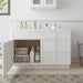 48" Plywood Bathroom Vanity Cabinet without Top - 5 Drawers & 1 Door - HomeBeyond