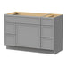 48" Plywood Bathroom Vanity Cabinet without Top - 5 Drawers & 1 Door - HomeBeyond