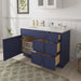 48" Plywood Bathroom Vanity Cabinet without Top - 5 Drawers & 1 Door - HomeBeyond