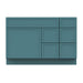 48" Plywood Bathroom Vanity Cabinet without Top - 5 Drawers & 1 Door - HomeBeyond