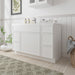 48" Plywood Bathroom Vanity Cabinet without Top - 5 Drawers & 1 Door - HomeBeyond