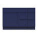 48" Plywood Bathroom Vanity Cabinet without Top - 5 Drawers & 1 Door - HomeBeyond
