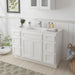 48" Plywood Bathroom Vanity Cabinet without Top - 6 Drawers & 2 Doors - HomeBeyond