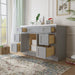48" Plywood Bathroom Vanity Cabinet without Top - 6 Drawers & 2 Doors - HomeBeyond