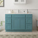 48" Plywood Bathroom Vanity Cabinet without Top - 6 Drawers & 2 Doors - HomeBeyond