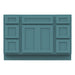 48" Plywood Bathroom Vanity Cabinet without Top - 6 Drawers & 2 Doors - HomeBeyond