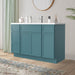 48" Polywood Bathroom Vanity Cabinet without Top - 4 Drawers & 3 Doors - HomeBeyond