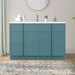 48" Polywood Bathroom Vanity Cabinet without Top - 4 Drawers & 3 Doors - HomeBeyond