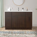 48" Polywood Bathroom Vanity Cabinet without Top - 4 Drawers & 3 Doors - HomeBeyond