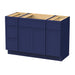 48" Polywood Bathroom Vanity Cabinet without Top - 4 Drawers & 3 Doors - HomeBeyond