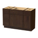 48" Polywood Bathroom Vanity Cabinet without Top - 4 Drawers & 3 Doors - HomeBeyond