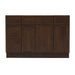 48" Polywood Bathroom Vanity Cabinet without Top - 4 Drawers & 3 Doors - HomeBeyond