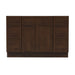 48" Polywood Bathroom Vanity Cabinet without Top - 6 Drawers & 3 Doors - HomeBeyond