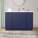 48" Polywood Bathroom Vanity Cabinet without Top - 6 Drawers & 3 Doors - HomeBeyond