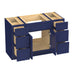 48" Polywood Bathroom Vanity Cabinet without Top - 6 Drawers & 3 Doors - HomeBeyond