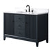 48" Single Sink Freestanding Bath Vanity Cabinet with White Engineered Marble Top - HomeBeyond