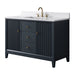 48" Single Sink Freestanding Bath Vanity Cabinet with White Engineered Marble Top - HomeBeyond
