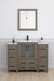 48" Single Sink Modern Bathroom Vanity Set with Ceramic Top & Free Mirror – Storage Cabinet with 2 Side Cabinets VA3024-48 - HomeBeyond