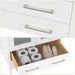 48" Single Sink Modern Bathroom Vanity Set with Ceramic Top & Free Mirror – Storage Cabinet with 2 Side Cabinets VA3024-48 - HomeBeyond